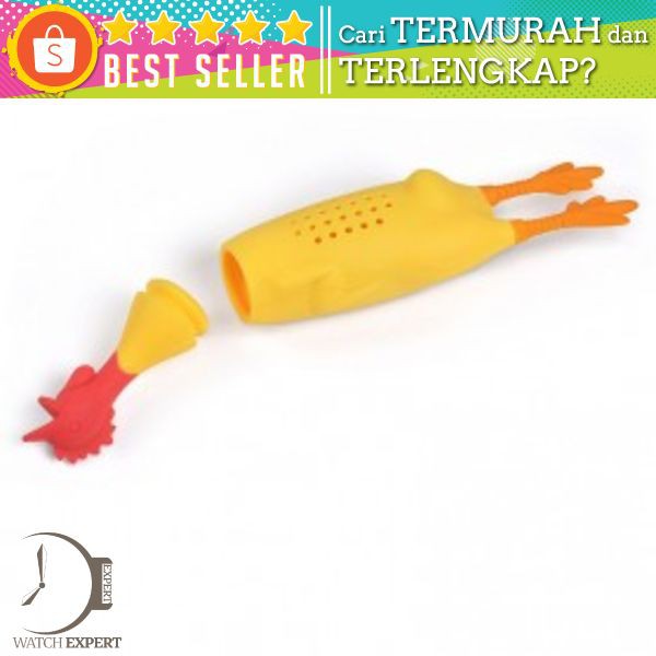 Saringan Infuser Container Ramuan Herbal Model Ayam - Yellow