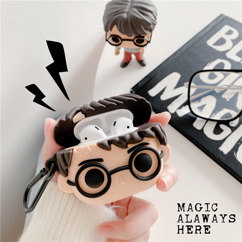 Casing Karet Wireless Untuk Airpods1 2i12 Untuk Airpods Pro Harry Potter Wireless Bluetooth Earphone Cases