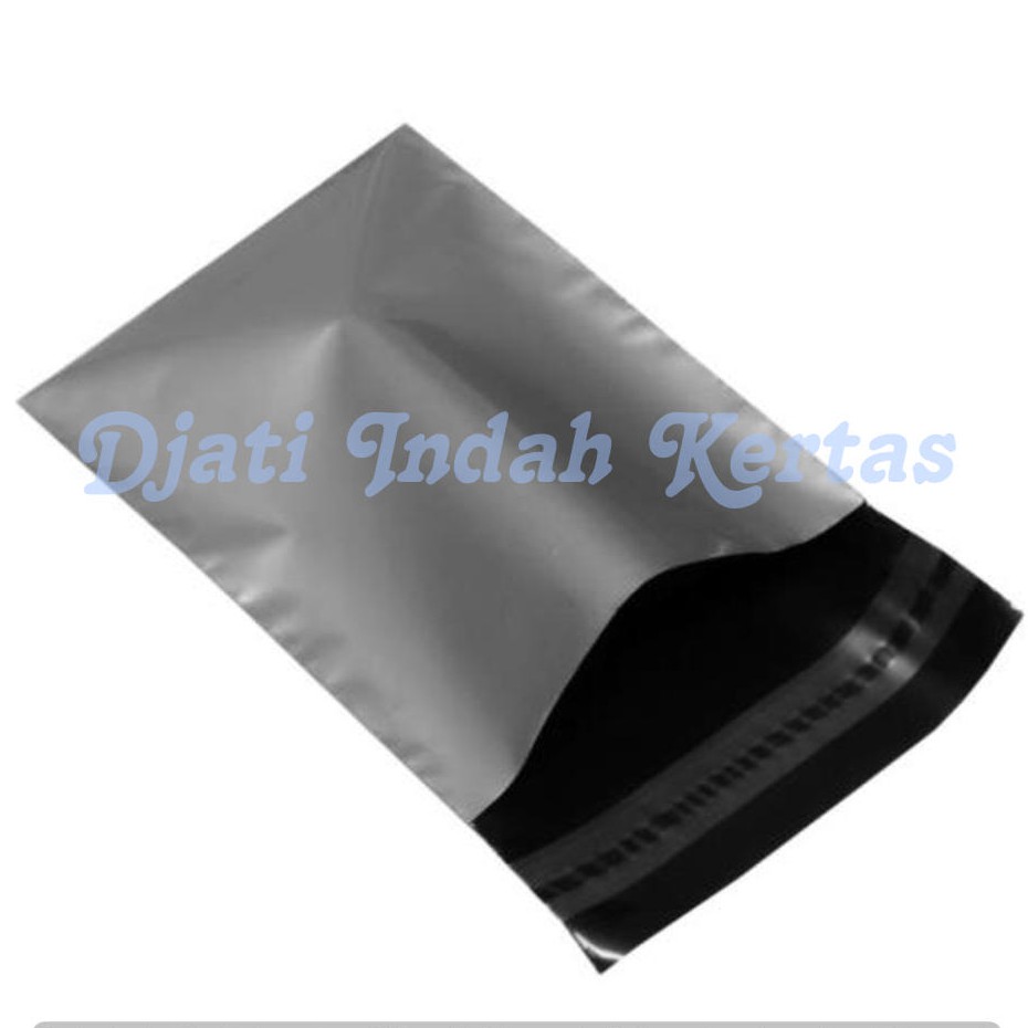 Plastik Packing Polymailer  - KHARISMA - Ukuran 20 x 30 Warna Silver Isi 50 pcs