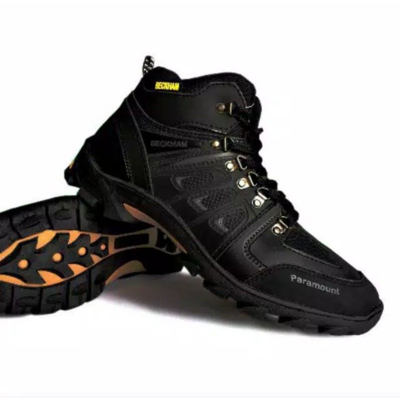 SEPATU SEKOLAH HITAM POLOS | SEPATU BOOTH PARAMOUNT