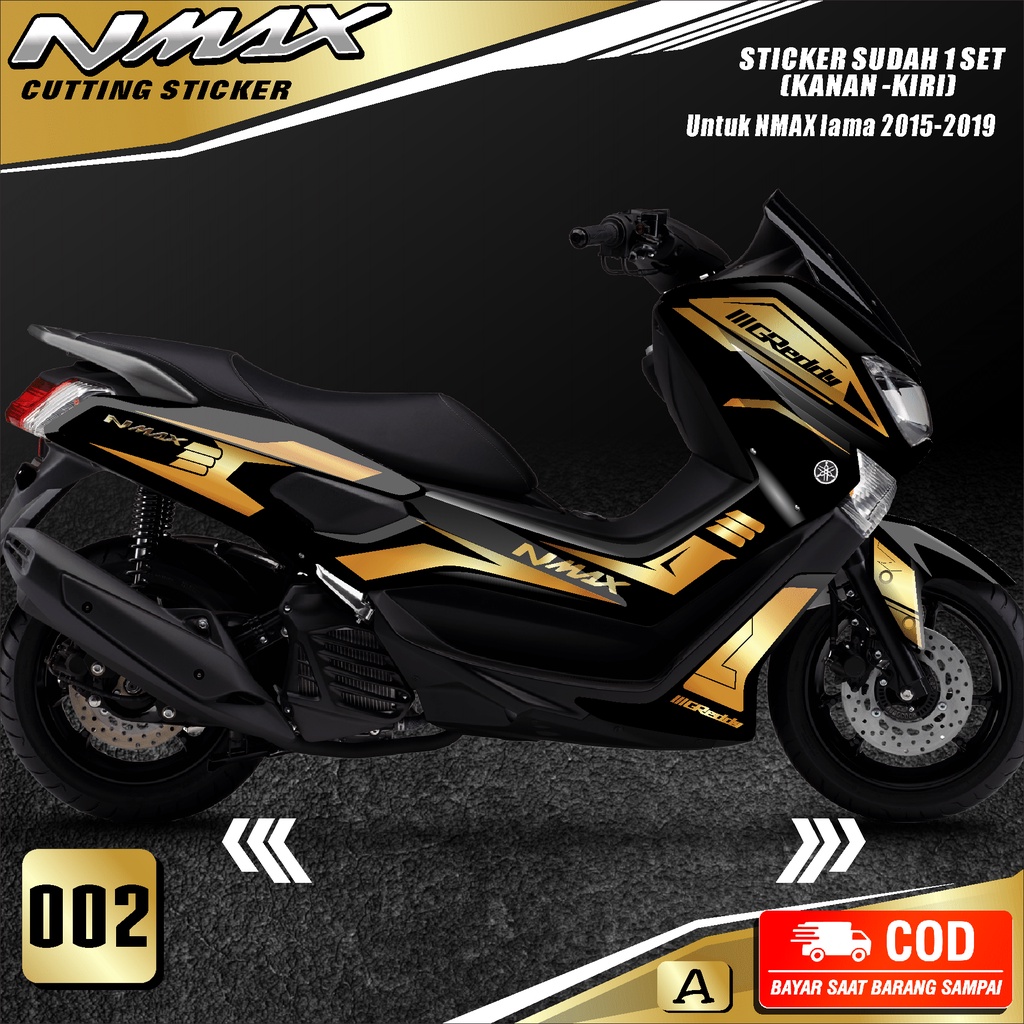 Cutting Sticker Nmax lama 2015-2019-Striping Motor Stiker Yamaha Nmax Old Skotlet Sticker Satu Set m