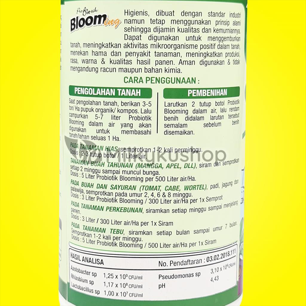 PROBIOTIK FOR BLOOMING 998 ML GREEN WORLD PUPUK CAIR HAYATI