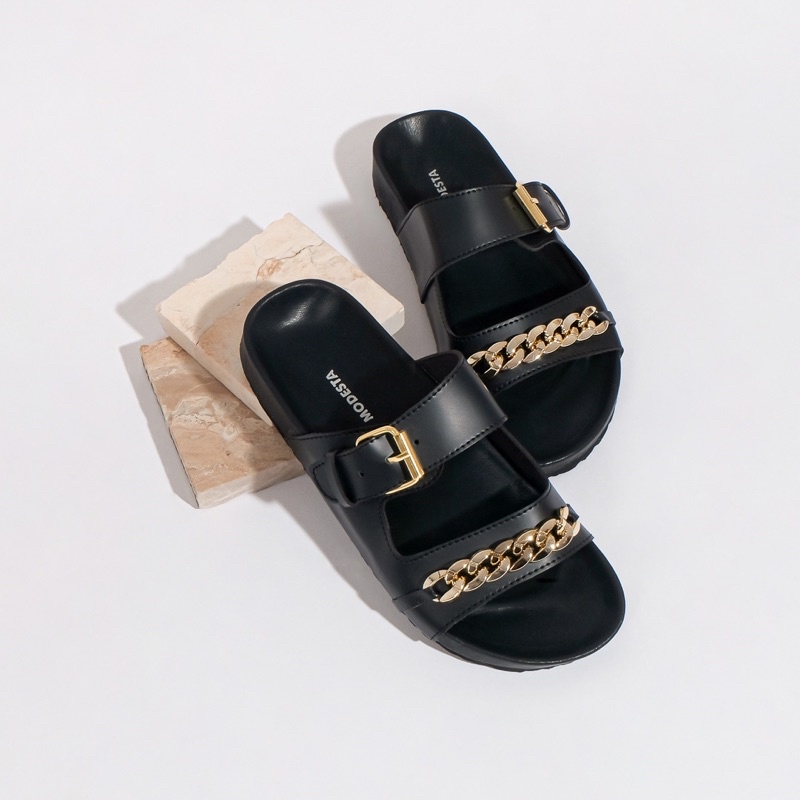 Alesya sandal tali rantai | Size 36-44