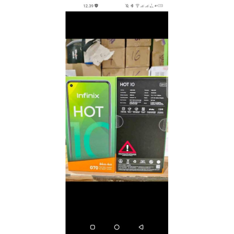 infinix hot 10 RAM 4/64