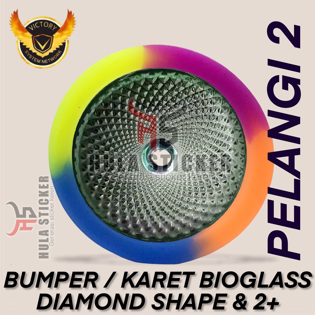 [RAINBOW] Karet Bioglass 10cm untuk Diamond Shape, Bio 2+, dan 2S