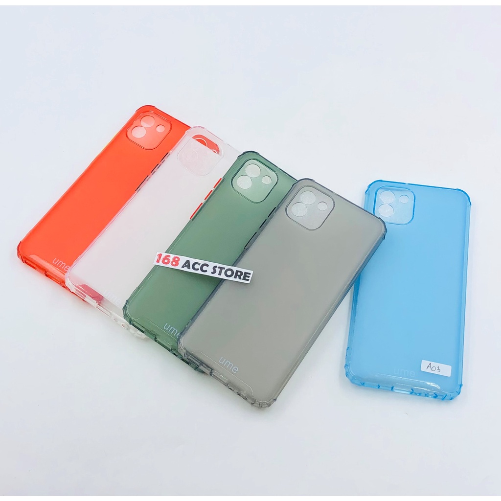 SAMSUNG A03 CASE SILIKON SAMSUNG A03 CASE UME RAINBOW