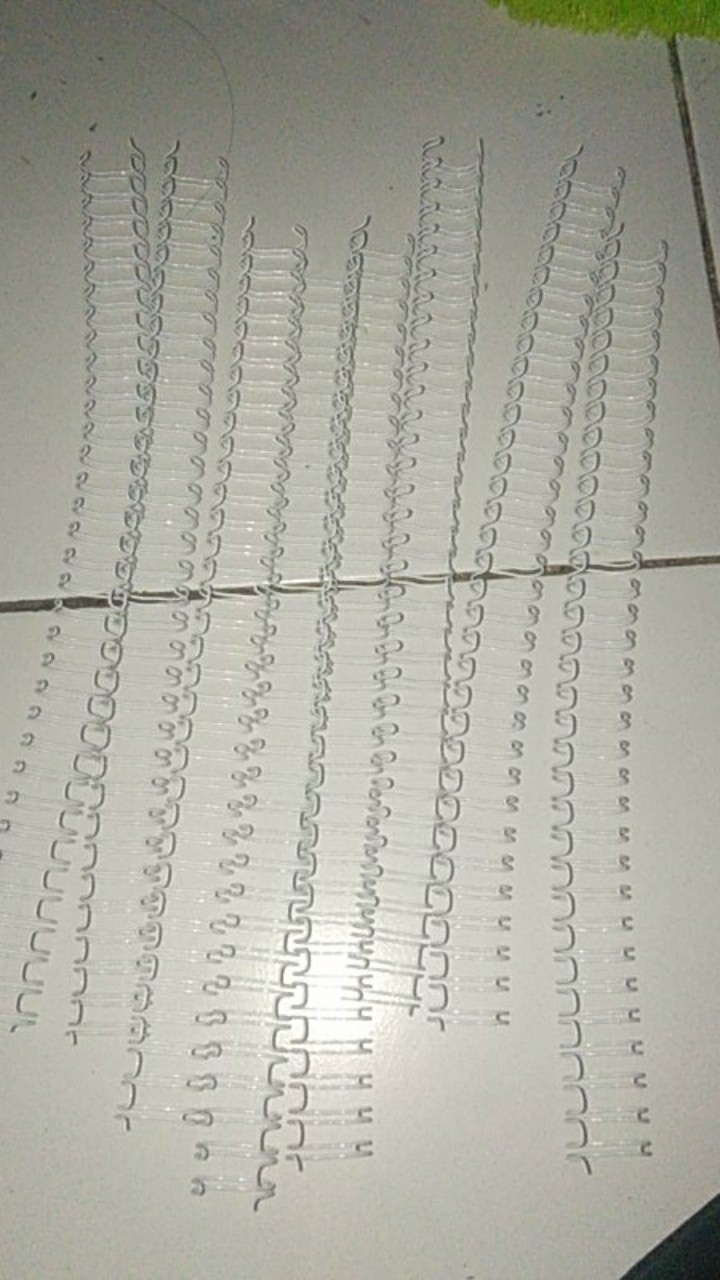 Spiral Kawat A4 1/2 3:1 No.8 / Ring Kawat / Twin Ring 34 Loops Hombo (4 Pcs)