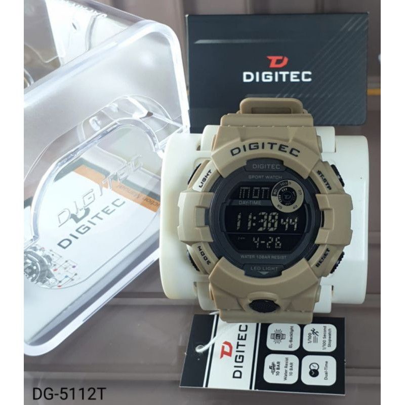 Jam Tangan Pria Digital Digitec Original DG-5112T Tahan Air Bisa Untuk Berenang