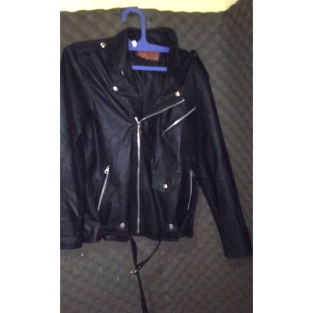Jaket Kulit Pria Ramones