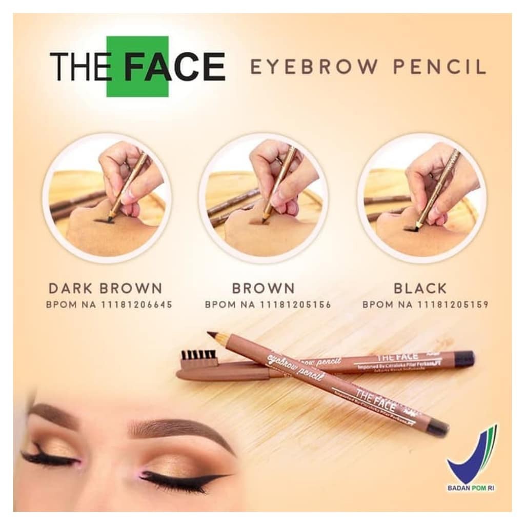 The Face Eyebrow Pencil / Pensil Alis The Face