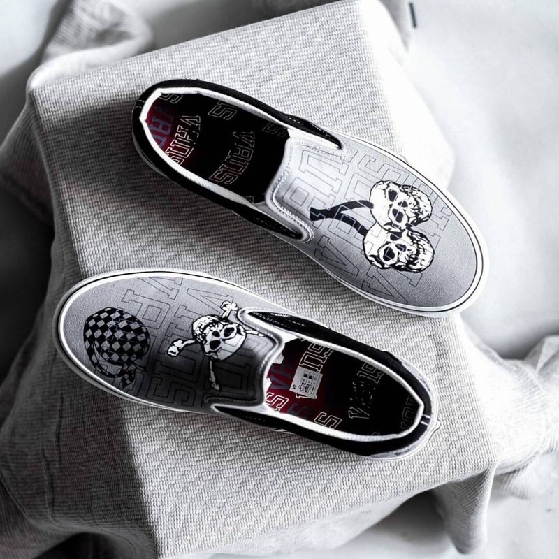 Vans Slip-On New Varsity “Drizzle / Black“