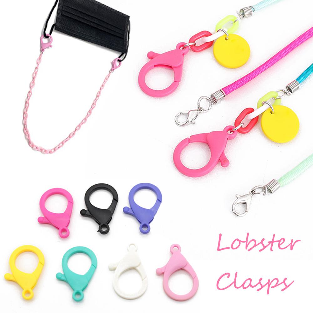 Lanfy Lobster Clasps Colorful 20pcs/Lot Gantungan Kunci Key Chain Snap Hook Bentuk Lampu Gesper