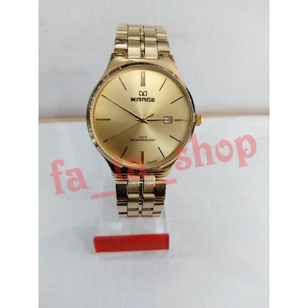 Fa_Ta_Shop | Jam Tangan Mirage Original Rantai Kuning Tanggal