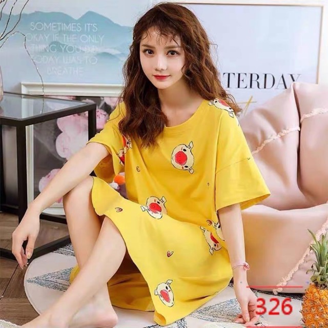 Daster Baju  Tidur  Kaos  Karakter Import  New2 Shopee Indonesia