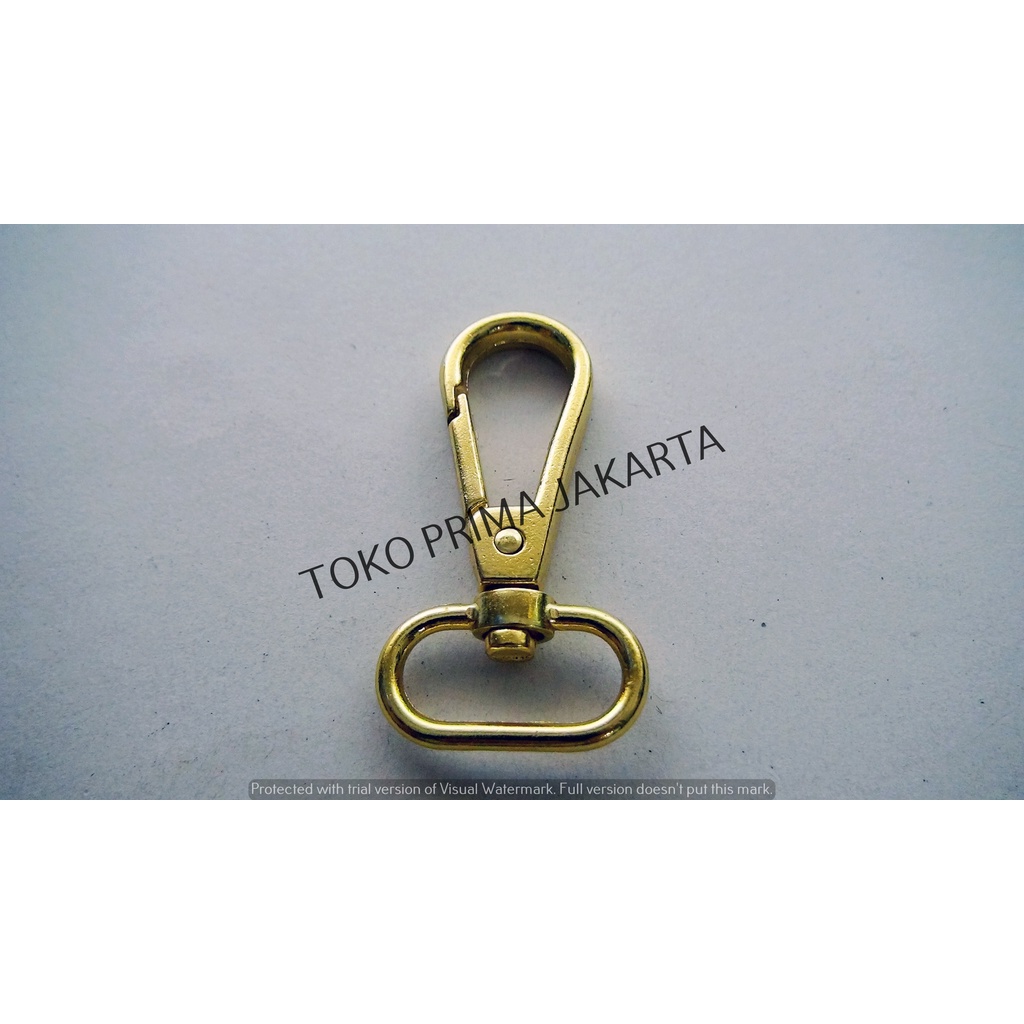 

AKSESORIS CANTELAN GANTUNGAN KOKOT KAITAN METAL BAG HOOK PENGAIT BESI 29-20 MM MAS