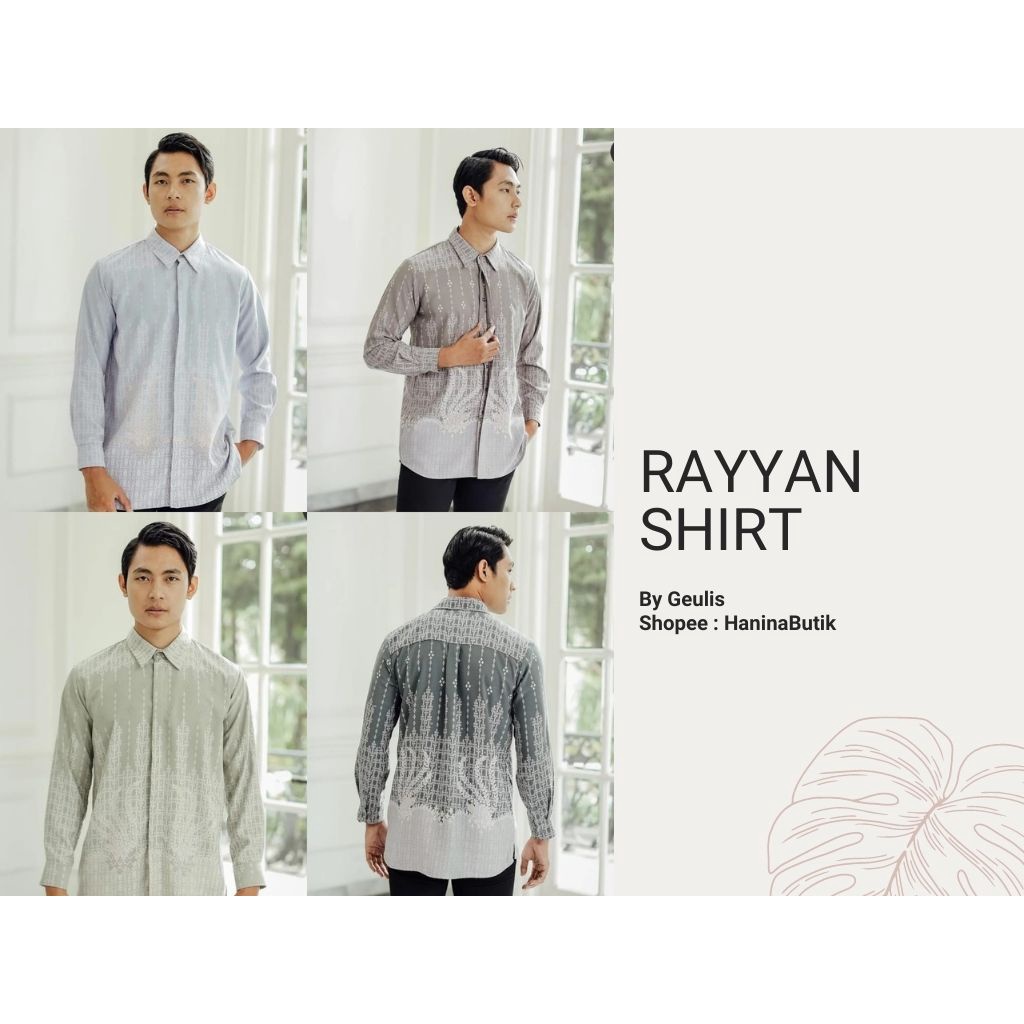 RAYYAN SHIRT KEMEJA BLUE by GEULIS