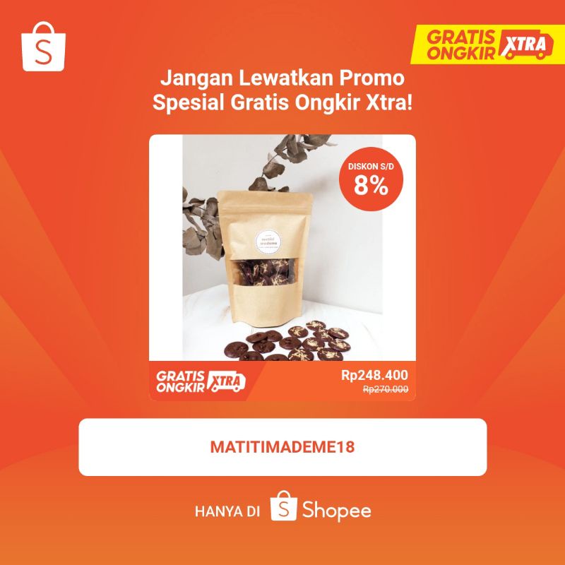 

paket brownies kering crispy isi 10 pouch
