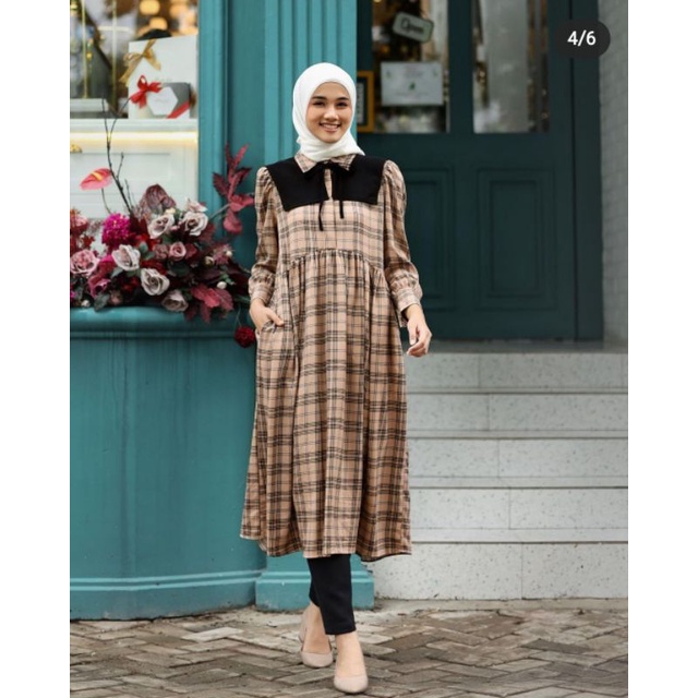 karnika midi dress by geulis.id