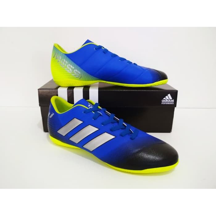 Olahraga SEPATU FUTSAL Adidas NEMEZIZ IC New Grade Ori (Blue Back)