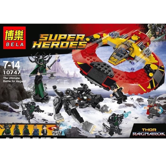 Lego Super heroes Thor Ragnarok for asgard bela10747