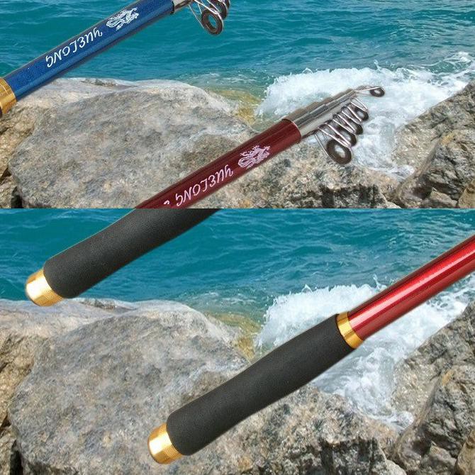 ✲ Joran Pancing Fishing Rod Pancingan Glass Fiber Alat Pancing Ikan Mancing Rod Laut Danau ➸