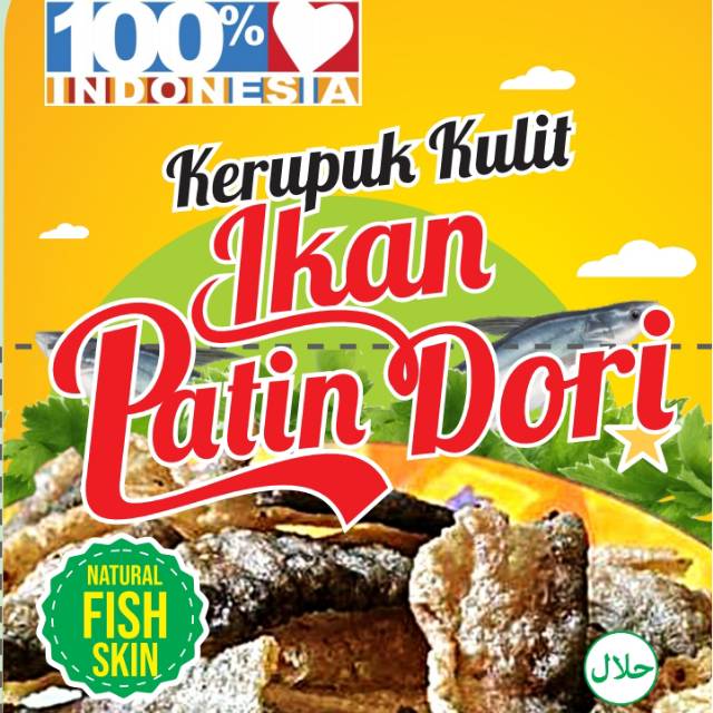 

Kerupuk kulit ikan patin dori