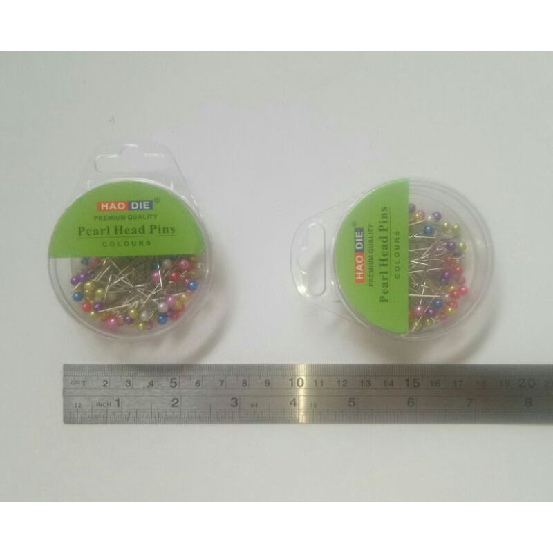 JARUM PENTUL STAINLESS MIKA BULAT BESAR ISI 100 pcs