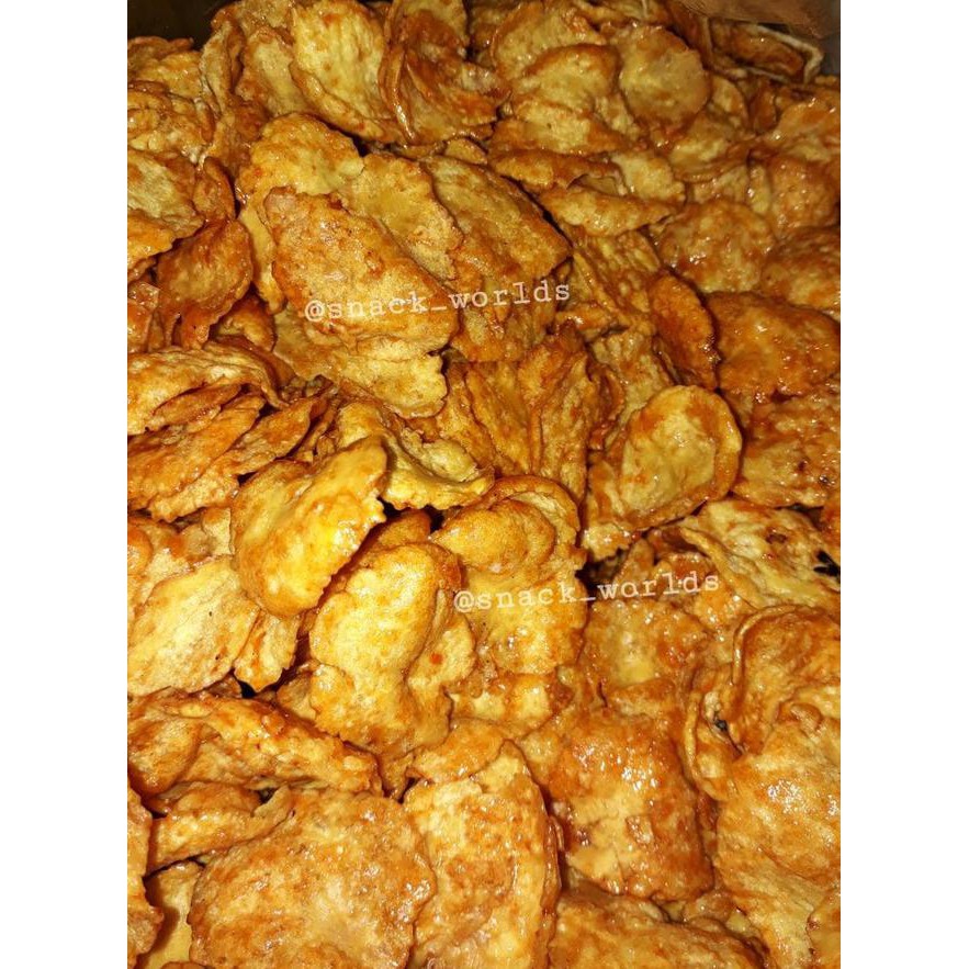 

food 250gram (1/4kg) Keripik Emping Pedas Manis Utuh ( Balado ) jakarta