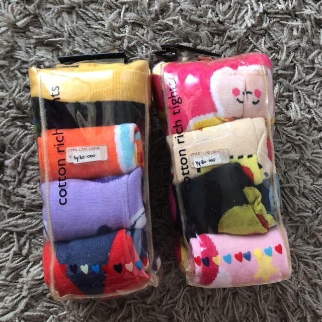 Legging Cotton Rich Tights / Legging Bayi / Celana Bayi Motif Isi 4 (Tersedia varian Motif &amp; Ukuran)