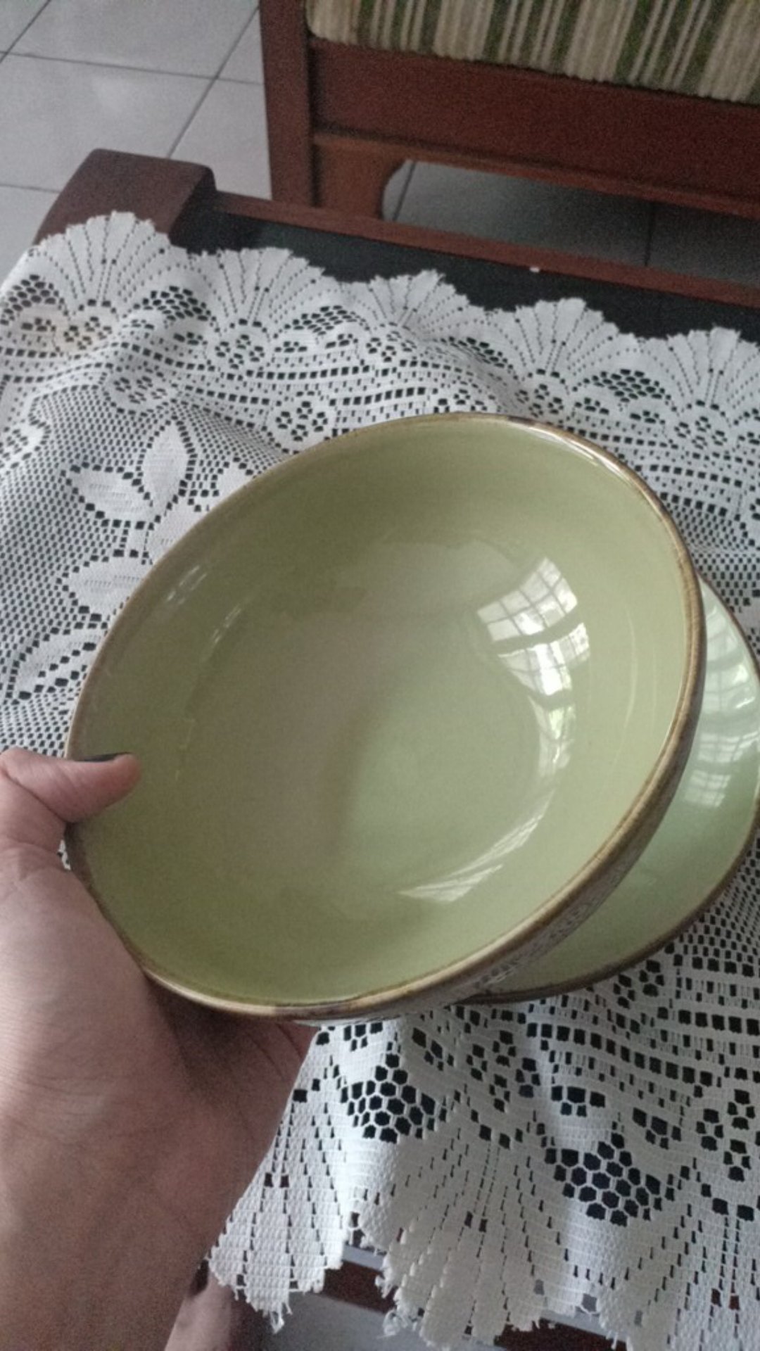 00318 Mangko Sereal Motif Rastik / Mangkok Keramik Sereal / Mangkok Sereal Rastik