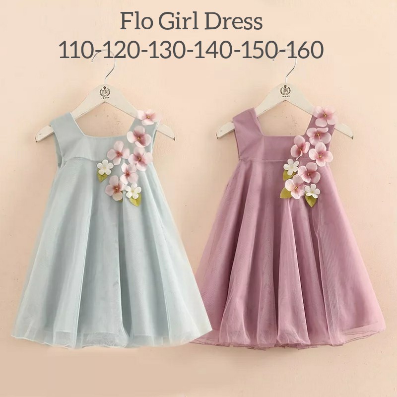 Flo Girl Dress/ Dress Anak Perempuan