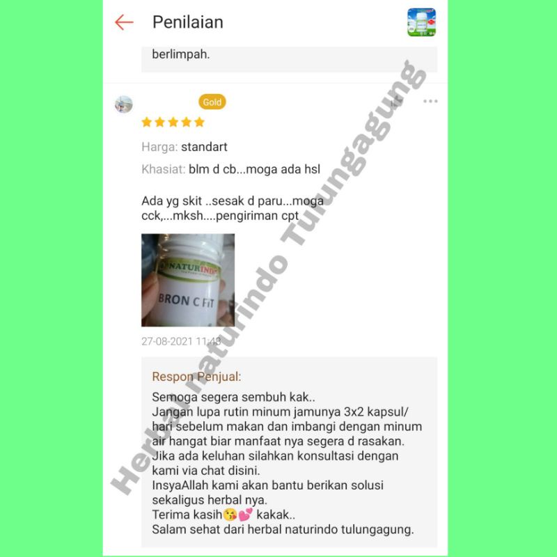 Obat Sesak Nafas Obat Asma Obat TBC Gurah Dahak Paru Obat Herbal Ampuh Bron C Fit Naturindo-7