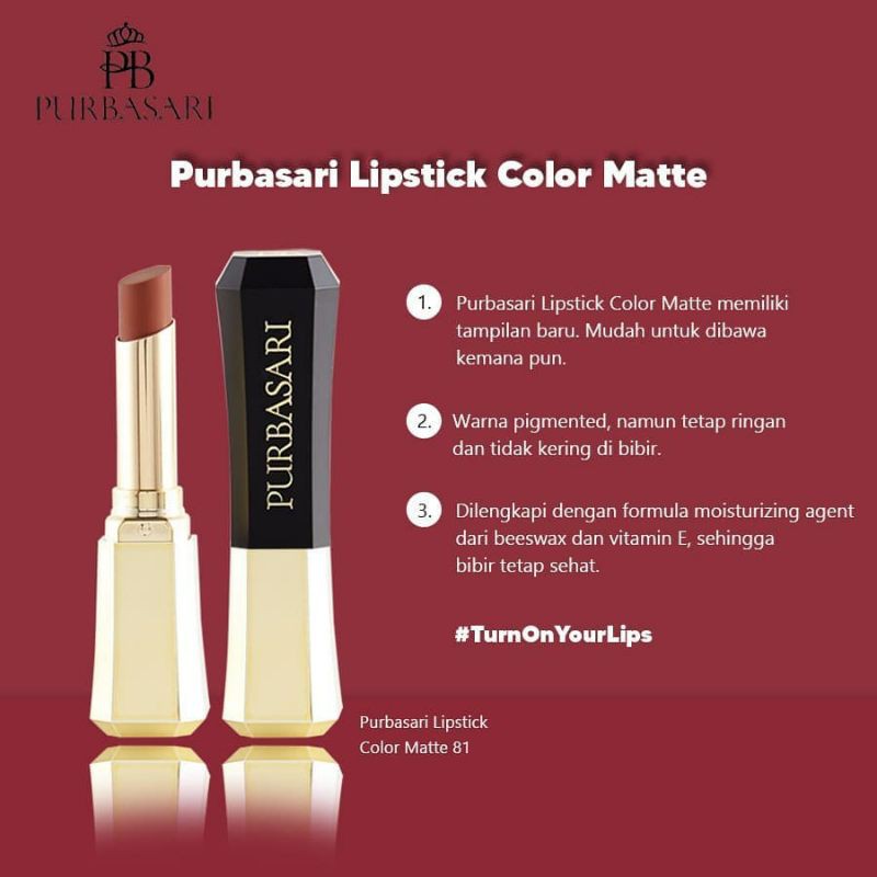 PURBASARI MATTE LIPSTICK