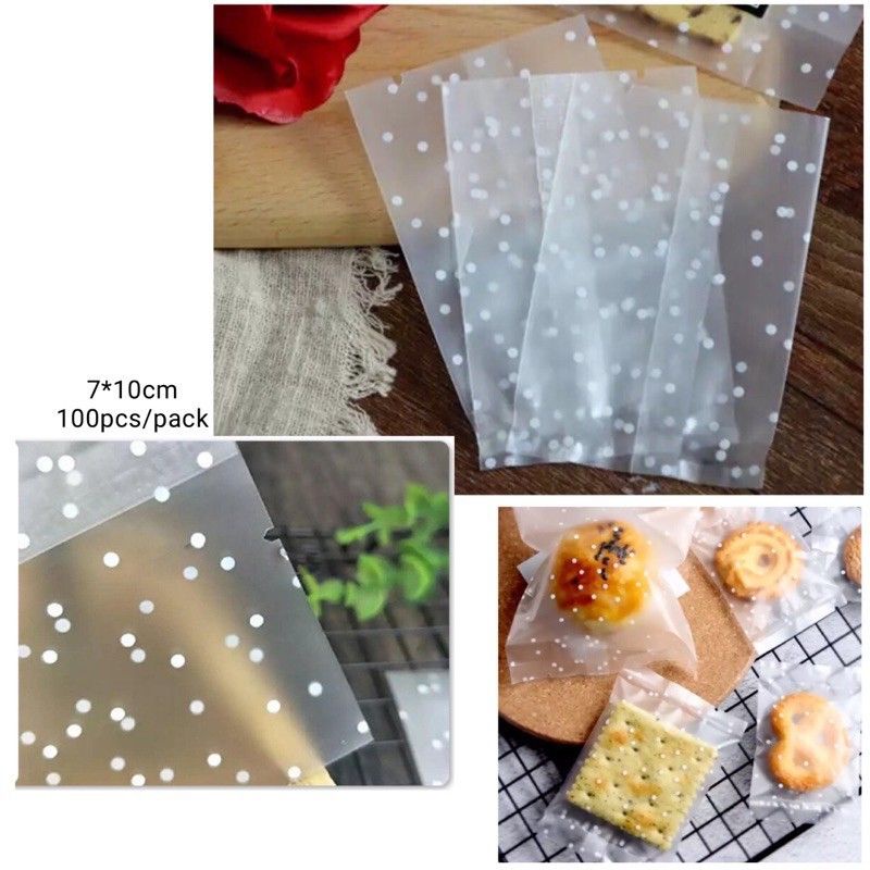 Plastik Packing Serbaguna 7x7cm 7x10cm 10x10cm (Isi 100 lembar) Bahan Tebal / Plastik Packing Sealer / Plastik Nastar / Plastik Kue Sealer / Plastik Packing Sealer / Plastik Packing Permen Coklat Cookies / Plastik Packaging Home Baking Bakindo Import