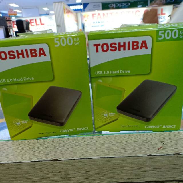 Hardisk eksternal toshiba 500gb