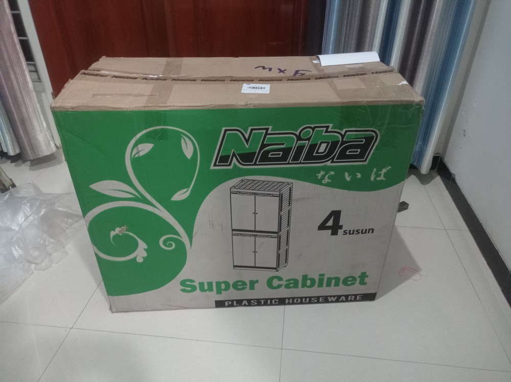 Jne  - Lemari Plastik Naiba Msc 4 Susun
