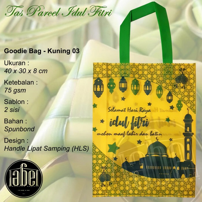 

PROMO TAS PARSEL LEBARAN - TAS PARSEL IDUL FITRI - PARCEL BAG - GOODY BAG - KUNING 03
