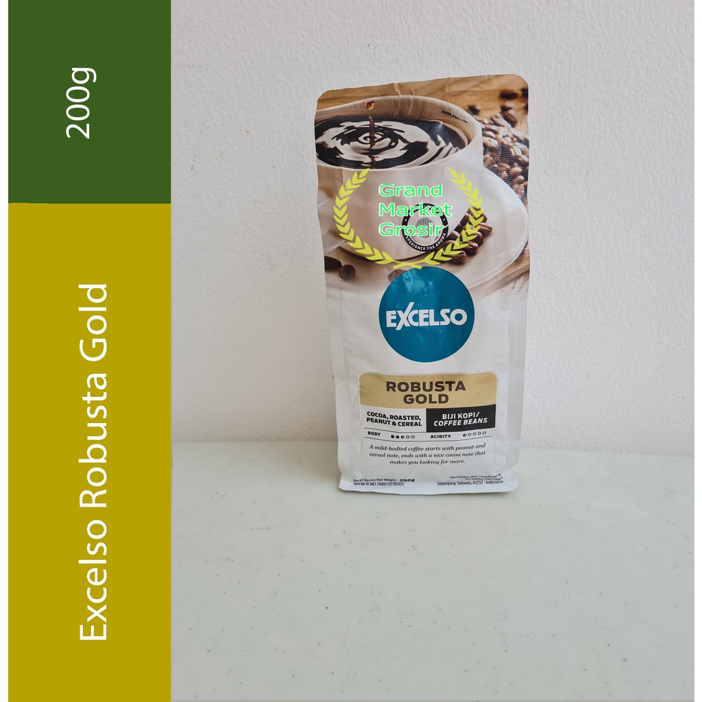 

Kopi Robusta Gold Excelso 200gr