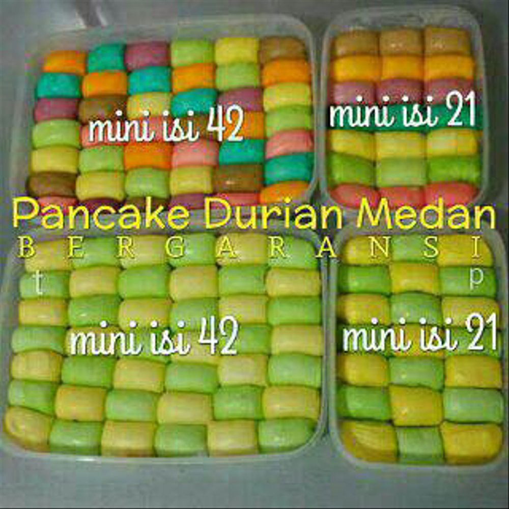 

pancake durian medan Big isi 21 & Mini isi 42 Terlaris