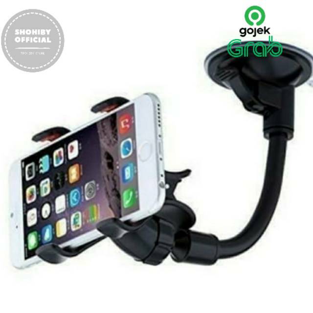 holder handphone gps panjang mobil motor car mount holder