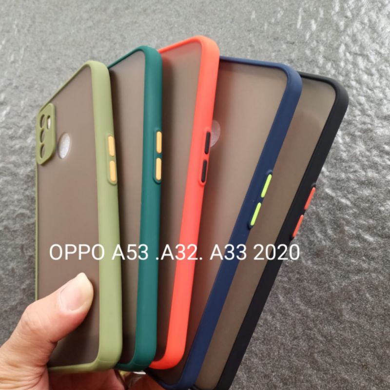 Case Oppo A53 . A32 . A33 2020  ( 3 model ) soft softcase softshell silikon cover casing kesing housing