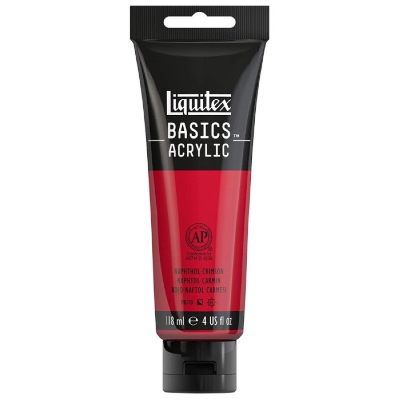 

Cat Acrylic Liquitex Basics 118ml Naphthol Crimson