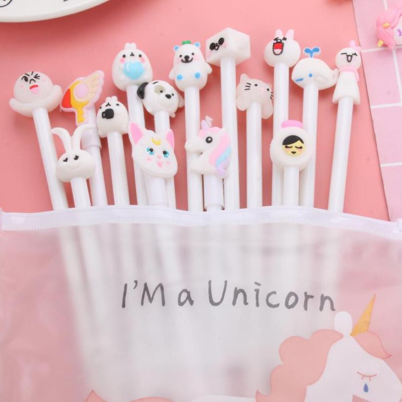 

Tr8Code 1 LUSIN PULPEN GEL MOTIF FREE TEMPAT PENSIL TRANSPARAN UNICORN FS PP28(siap Kirim)F2O9