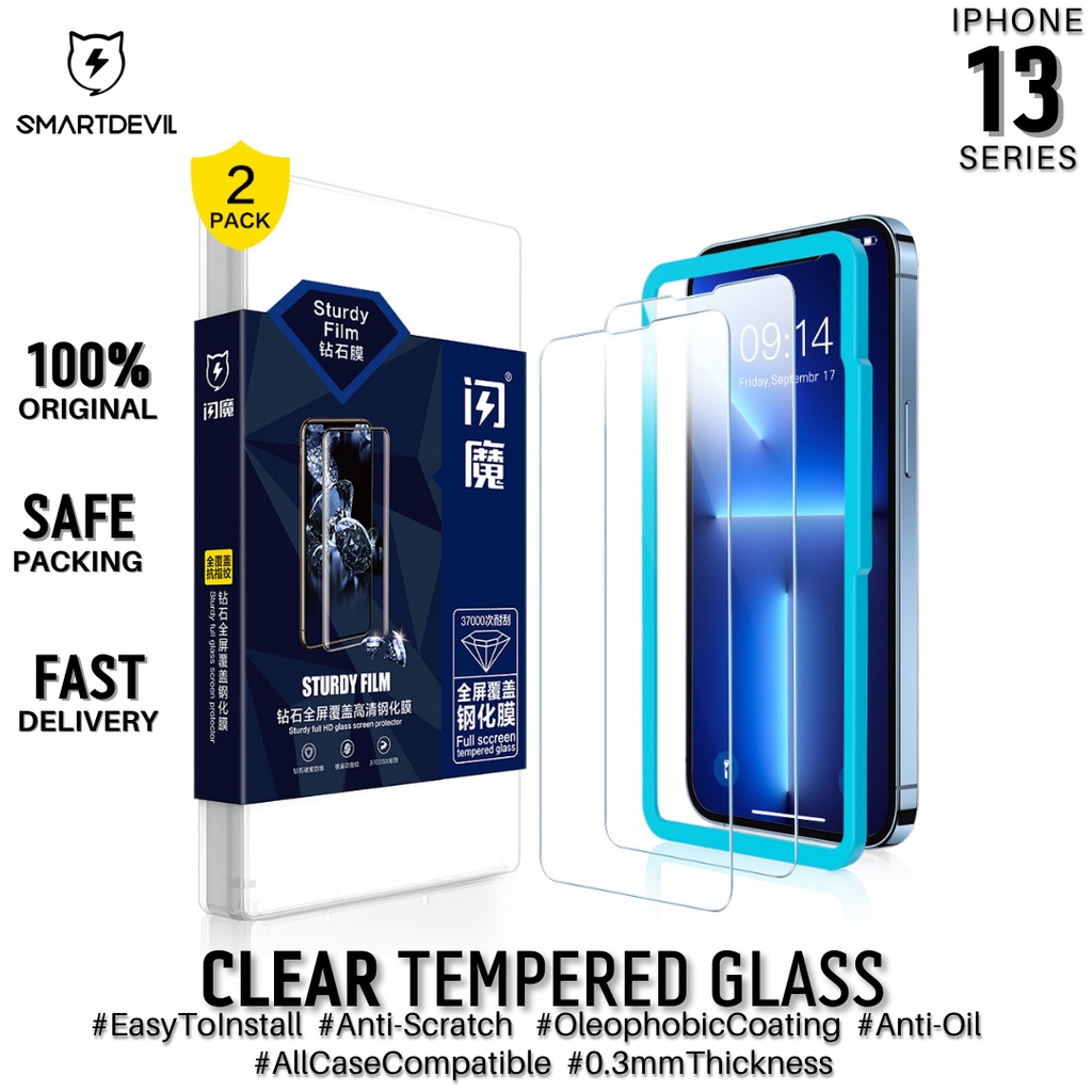 Jual Tempered Glass iPhone 13 Pro Max 13 Mini SmartDevil Screen