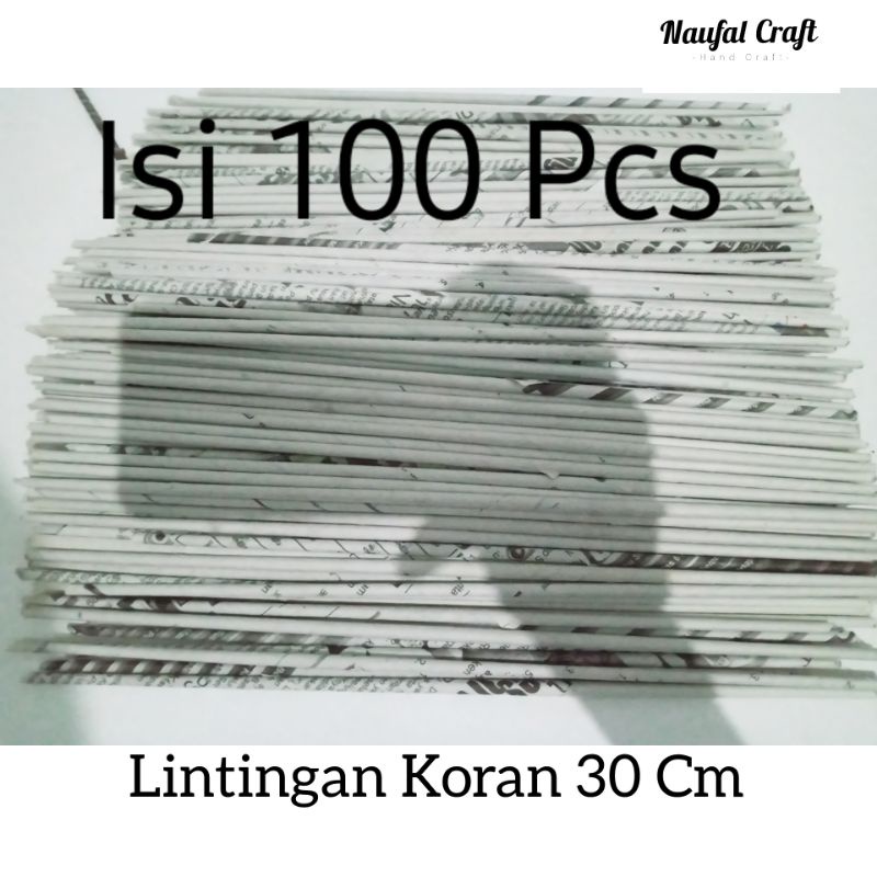 

[Harga Per100 Pcs]Lintingan koran / Koran lintingan / Gulungan Koran / Anyaman Koran / Lilitan koran 25-30 cm