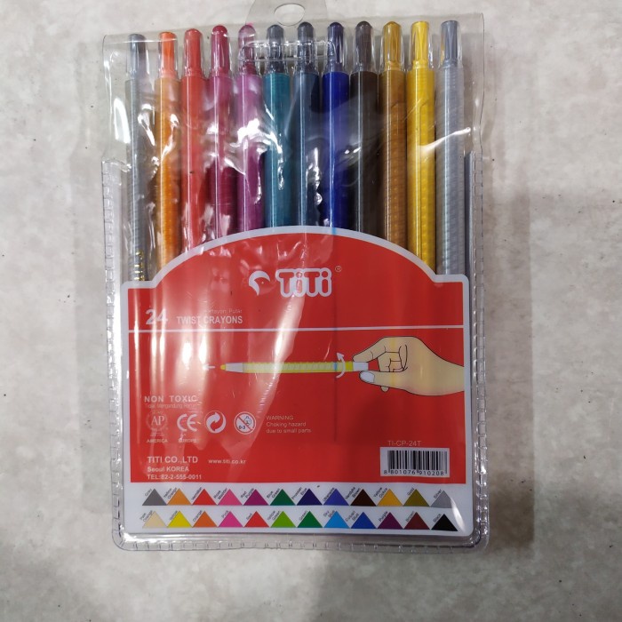 

Dijual Crayon Titi Putar Isi 24 Pcs Bergaransi