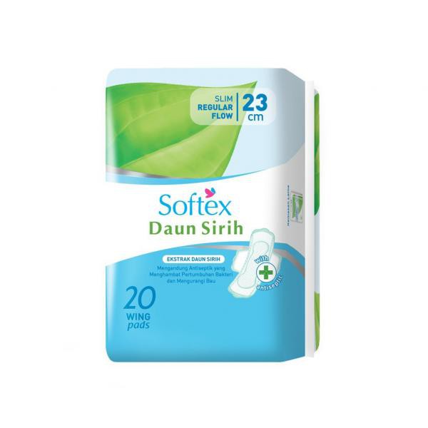 SOFTEX DAUN SIRI REG FLOW WING 20'S