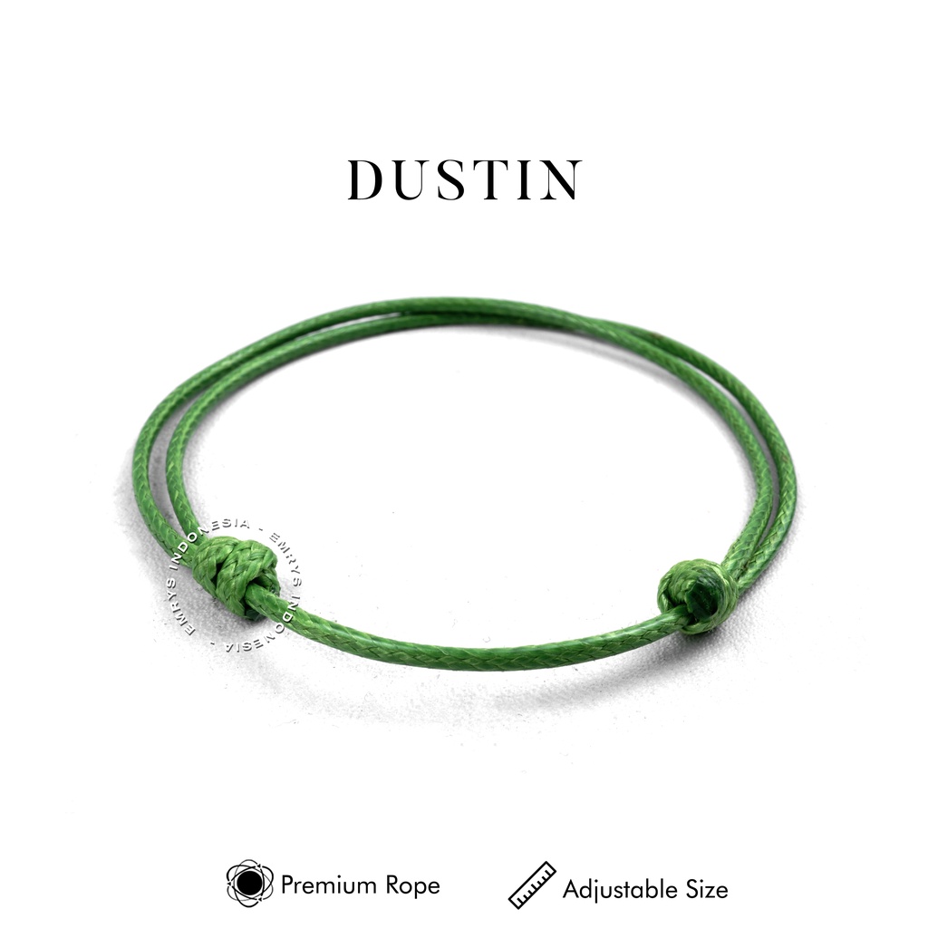 BELI 2 GRATIS 1 Emrys DUSTIN GREEN Simple Bracelet Gelang Couple pria wanita termurah