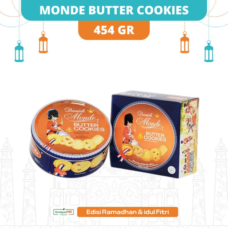 

MONDE BUTTER COOKIES 454gr