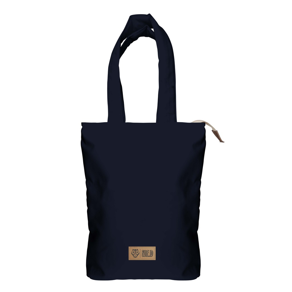 Tote Bag Polyester Water Resistant Navy